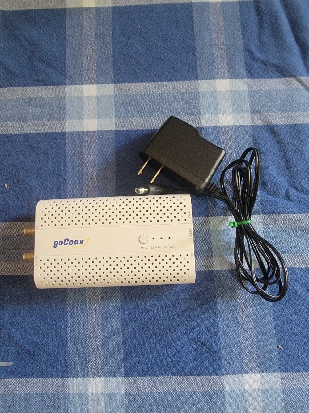 goCoax WF803M MoCA 25 Ethernet Over Coax Adapter White G2U